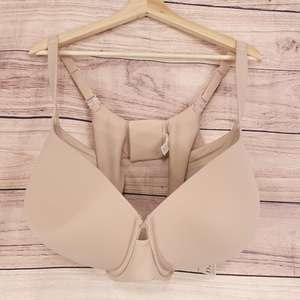 New! Bare Necessities Tailored Smoothing Bra Womens 38I Beige T-Shirt Underwire